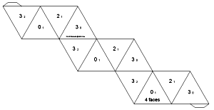 4 sided braided hexaflexagon