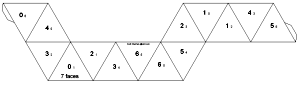 7 sided braided tetraflexagon