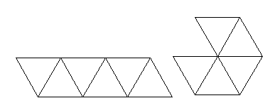 paste together faces for shorter strips