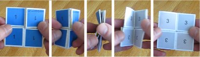 pinch flex on a square tetraflexagon