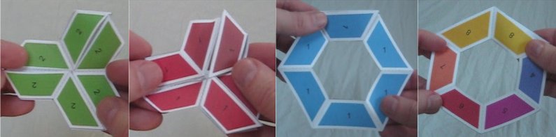 sample trapezoid flexagons